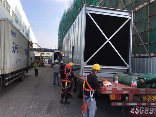 綜合利用康明冷卻塔高溫冷卻塔填料及布水系統,冷卻塔溫度設定